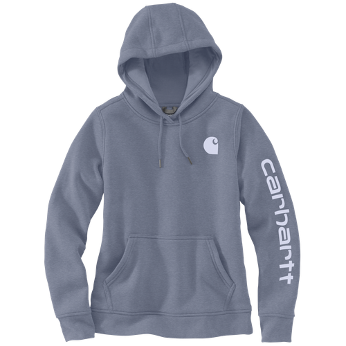 Women's Cahartt Relaxed Fit Midweight Logo Sleeve Graphic Sweatshirt. 102791 image thumbnail