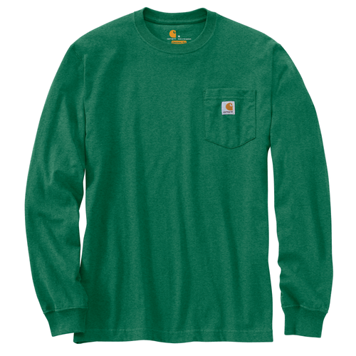 Carhartt Men's Loose Fit Heavyweight Long-Sleeve Pocket T-Shirt. K126 image thumbnail