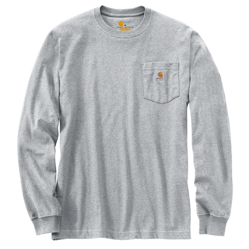 Carhartt Men's Loose Fit Heavyweight Long-Sleeve Pocket T-Shirt. K126 image thumbnail