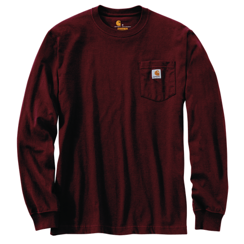 Carhartt Men's Loose Fit Heavyweight Long-Sleeve Pocket T-Shirt. K126 image thumbnail