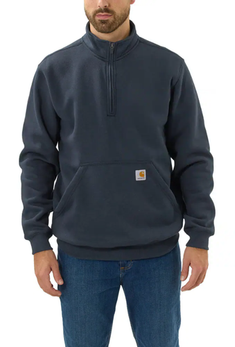 Carhartt Men's Loose Fit Midweight Quarter-Zip Mock-Neck Sweatshirt. 105294 image thumbnail