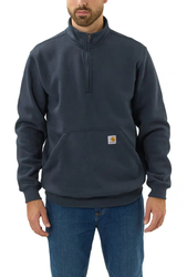 Image of Carhartt Men's Loose Fit Midweight Quarter-Zip Mock-Neck Sweatshirt. 105294