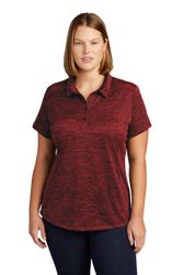 Image of Sport-Tek Women's PosiCharge Electric Heather Polo. LST590