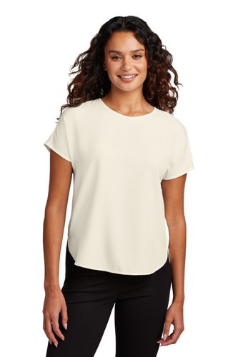 Mercer+Mercer Women's Stretch Crepe Crew. MM2015 image thumbnail