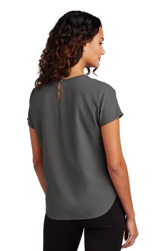 Mercer+Mercer Women's Stretch Crepe Crew. MM2015 image thumbnail