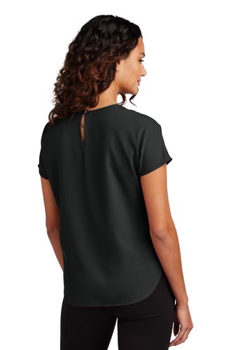 Mercer+Mercer Women's Stretch Crepe Crew. MM2015 image thumbnail