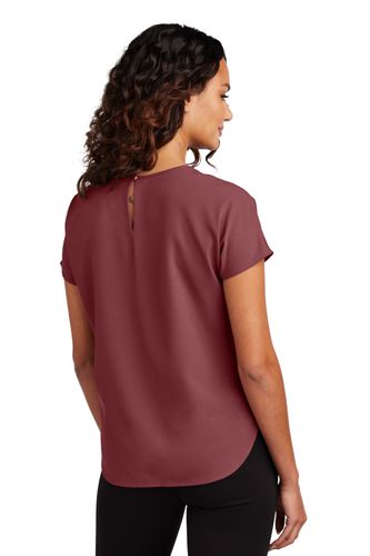 Mercer+Mercer Women's Stretch Crepe Crew. MM2015 image thumbnail
