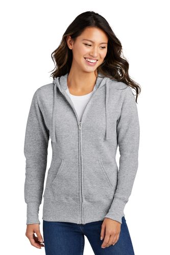 Port & Company Women's Core Fleece Full-Zip Hooded Sweatshirt. LPC78Z image thumbnail