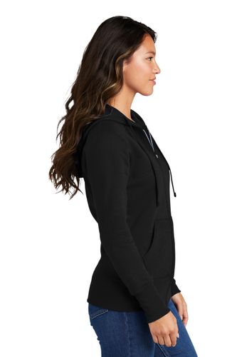 Port & Company Women's Core Fleece Full-Zip Hooded Sweatshirt. LPC78Z image thumbnail