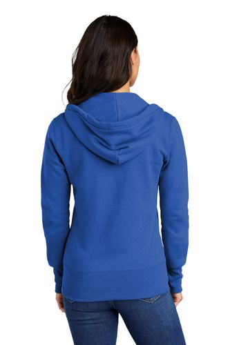Port & Company Women's Core Fleece Full-Zip Hooded Sweatshirt. LPC78Z image thumbnail
