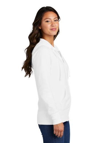 Port & Company Women's Core Fleece Full-Zip Hooded Sweatshirt. LPC78Z image thumbnail