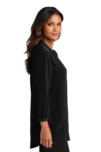 Port Authority Women's 3/4-Sleeve Textured Crepe Tunic. LW713 image thumbnail