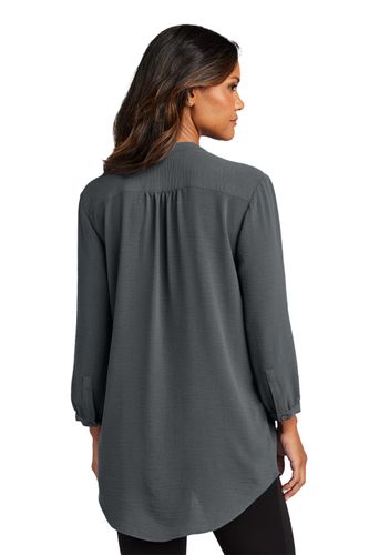 Port Authority Women's 3/4-Sleeve Textured Crepe Tunic. LW713 image thumbnail