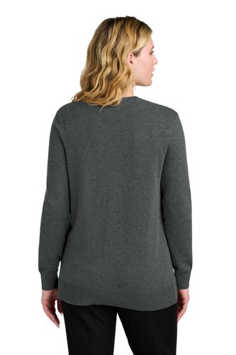 Port Authority Women’s Easy Care Button-Up Cardigan Sweater. LSW4150 image thumbnail