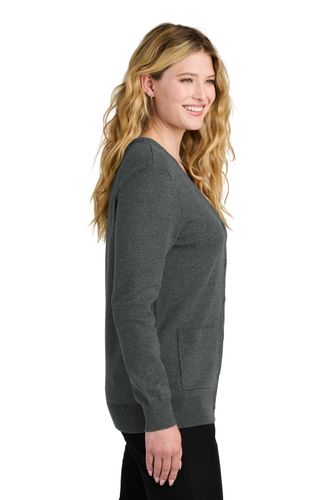 Port Authority Women’s Easy Care Button-Up Cardigan Sweater. LSW4150 image thumbnail