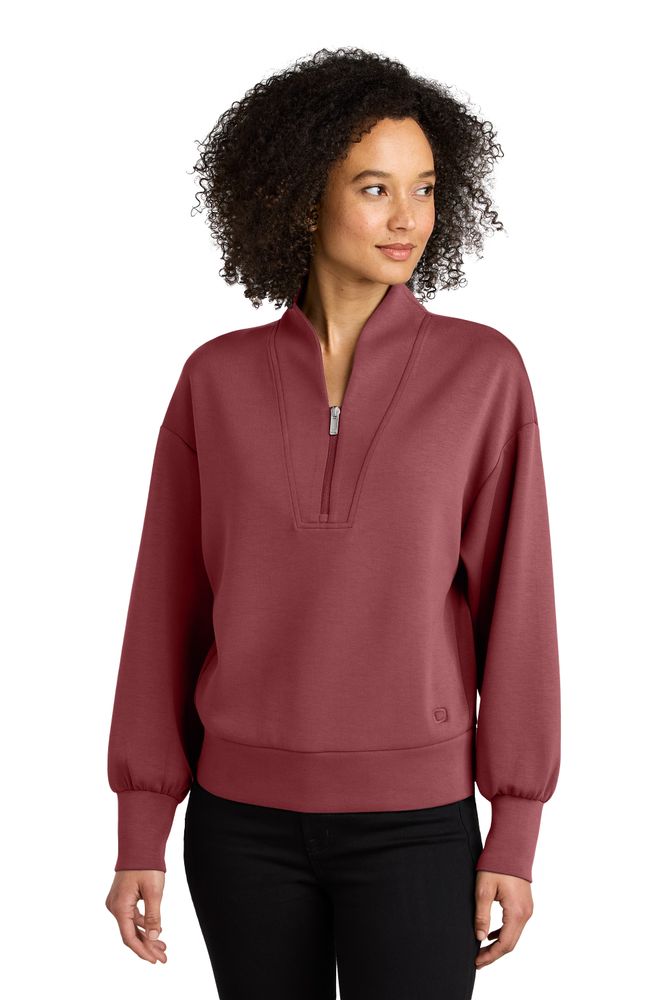 OGIO Women’s Transcend 1/4-Zip. LOG861 primary image