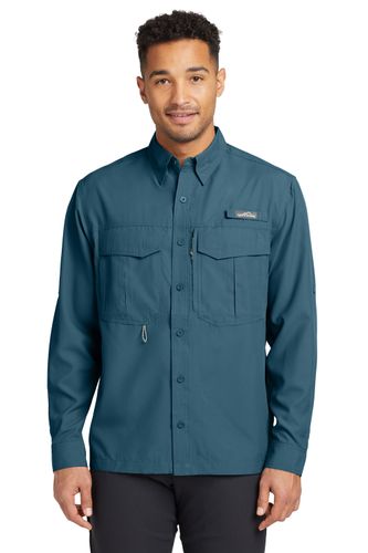 Eddie Bauer - Long Sleeve Performance Fishing Shirt. EB600 image thumbnail