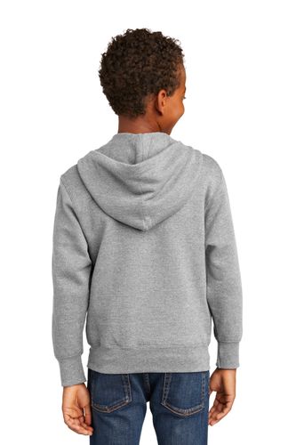 Port & Company Youth Core Fleece Full-Zip Hooded Sweatshirt. PC90YZH image thumbnail