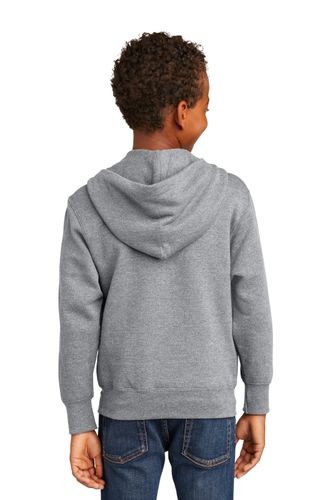 Port & Company Youth Core Fleece Full-Zip Hooded Sweatshirt. PC90YZH image thumbnail