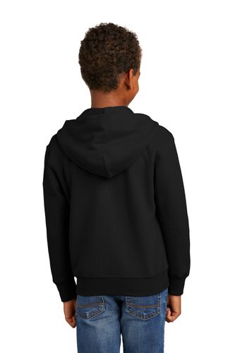 Port & Company Youth Core Fleece Full-Zip Hooded Sweatshirt. PC90YZH image thumbnail
