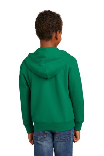 Port & Company Youth Core Fleece Full-Zip Hooded Sweatshirt. PC90YZH image thumbnail