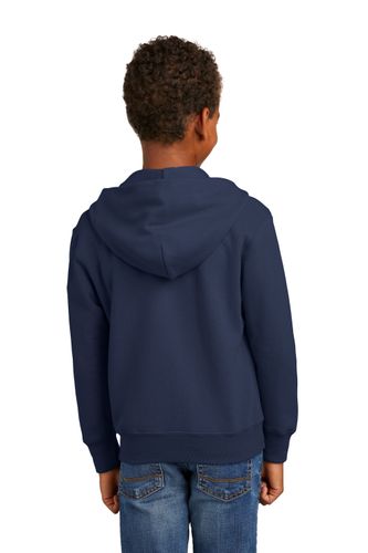 Port & Company Youth Core Fleece Full-Zip Hooded Sweatshirt. PC90YZH image thumbnail