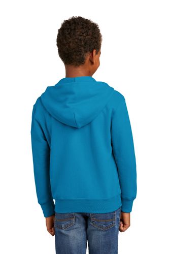 Port & Company Youth Core Fleece Full-Zip Hooded Sweatshirt. PC90YZH image thumbnail