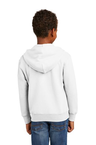 Port & Company Youth Core Fleece Full-Zip Hooded Sweatshirt. PC90YZH image thumbnail