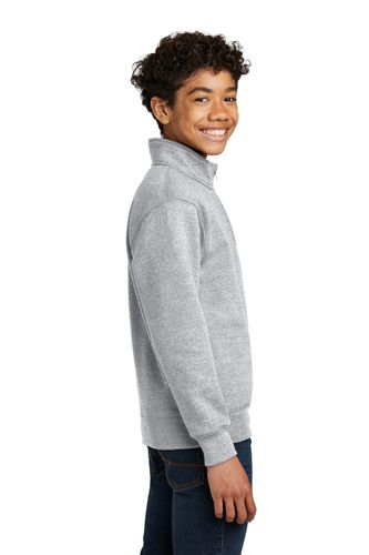 Port & Company Youth Core Fleece 1/4-Zip Pullover Sweatshirt. PC78YQ image thumbnail