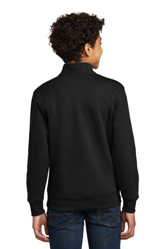 Port & Company Youth Core Fleece 1/4-Zip Pullover Sweatshirt. PC78YQ image thumbnail