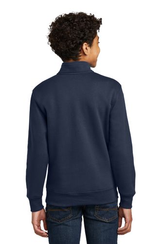 Port & Company Youth Core Fleece 1/4-Zip Pullover Sweatshirt. PC78YQ image thumbnail