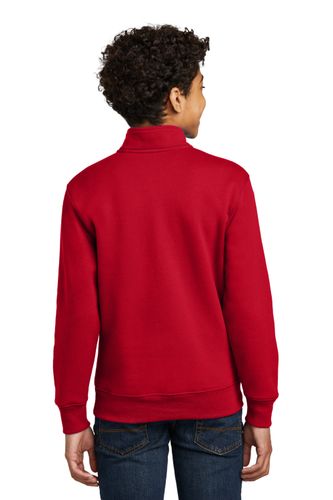 Port & Company Youth Core Fleece 1/4-Zip Pullover Sweatshirt. PC78YQ image thumbnail