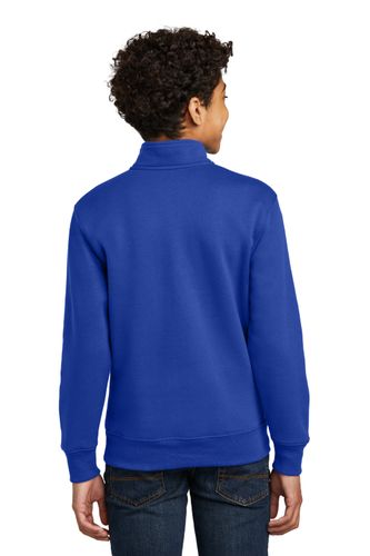 Port & Company Youth Core Fleece 1/4-Zip Pullover Sweatshirt. PC78YQ image thumbnail