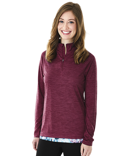 Women's Space Dye Performance Pullover. 5763 image thumbnail