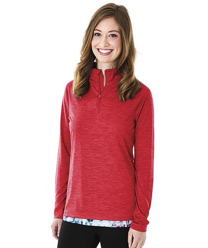 Women's Space Dye Performance Pullover. 5763 image thumbnail