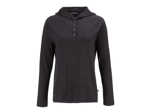 Cutter & Buck Coastline Epic Comfort Eco Recycled Women's Hooded Shirt. LCK00184 image thumbnail