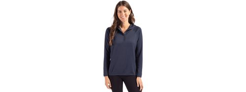Cutter & Buck Coastline Epic Comfort Eco Recycled Women's Hooded Shirt. LCK00184 image thumbnail