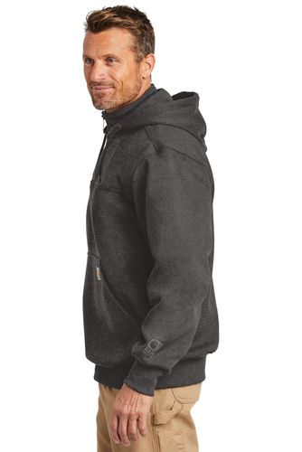Carhartt Rain Defender Paxton Heavyweight Hooded Zip Mock Sweatshirt. CT100617 image thumbnail