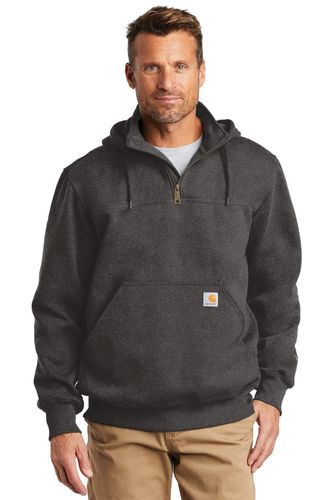Carhartt Rain Defender Paxton Heavyweight Hooded Zip Mock Sweatshirt. CT100617 image thumbnail