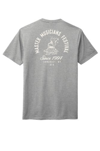 Unisex District Perfect Tri Tee. DM130 (Phonograph Design) Grey image thumbnail