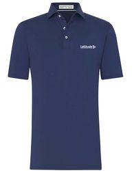 Image of Holderness & Bourne Men's Navy Polo with White Logo