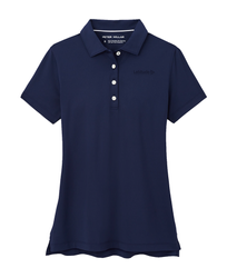 Image of Peter Millar Ladies' Navy Polo w/ navy logo