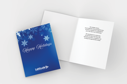 Image of Latitude Holiday Card (Snowflakes)