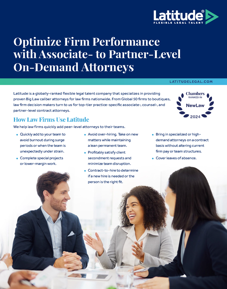 Latitude for Law Firms (Pack of 25) primary image