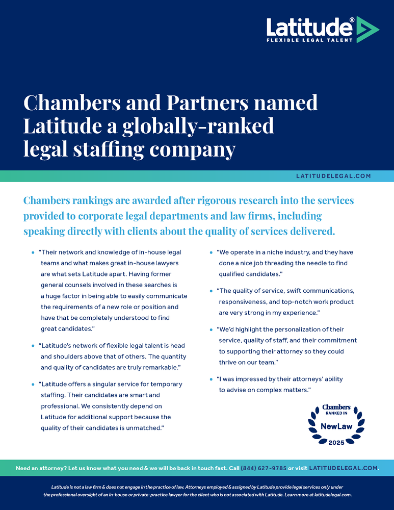 Chambers and Partners Client Quotes (Pack of 25) primary image