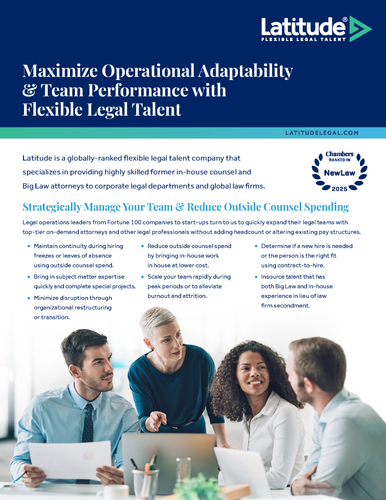 Latitude for Legal Operations (Pack of 25) image thumbnail