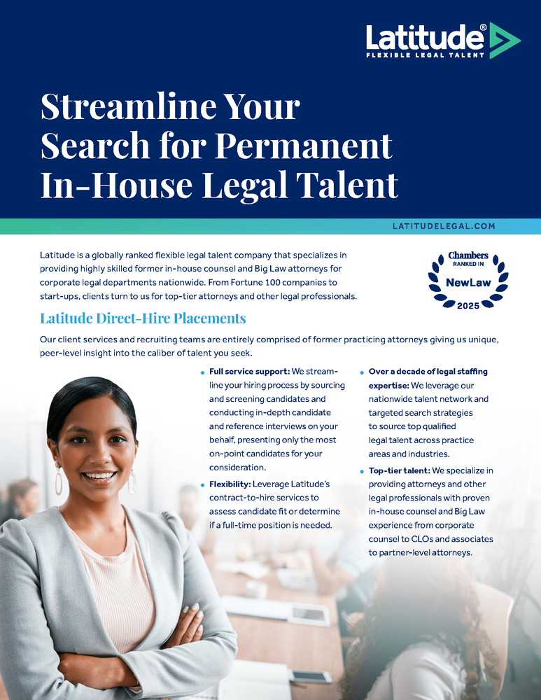 Direct-Hire Placements for Legal Departments (Pack of 25) primary image
