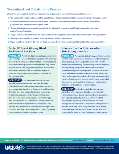 Direct-Hire Placements for Law Firms (Pack of 25) image thumbnail