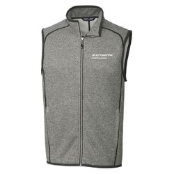 Image of Men's Cutter & Buck Sweater-Knit Full Zip Tradeshow Vest