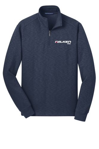 Port Authority® Slub Fleece 1/4-Zip Pullover image thumbnail